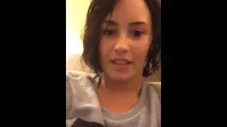 Demi Lovato on Periscope: #CONFIDENT
