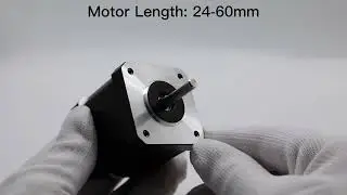 NEMA 17 Dual Shaft Stepper Motor 1.8&deg; 2-Phase 42mm 3.24V DC 42HS4017