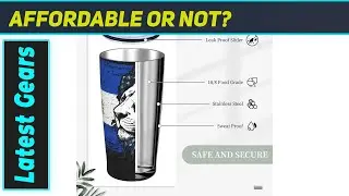El Salvador Flag Water Bottle: Amazing Lion Design!