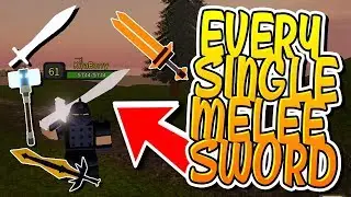 EVERY MELEE SWORD IN DUNGEON QUEST!!! (Roblox)