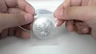 Canadian maple leaf 1oz coin (2016)