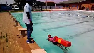 Gift class at Senaoane swimming pool