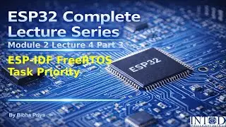 FreeRTOS Task Management on ESP32 Task Priority & Runtime Priority Change | Module_2 Lecture_4Part_3