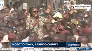 WANTAM!! Drama as Baringo Women Rep Jematiah is heckled right in front of Ruto!!