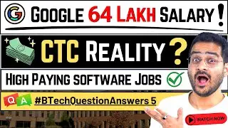 💥CTC vs Net Salary! Reality of High BTech Job Packages! Top Software Jobs! #BTech #BTecJobs #viral