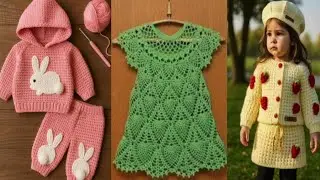 How To Make Crochet Baby Girl Frocks| Handmade Baby Dress Design| Crochet Baby Clothes 2026