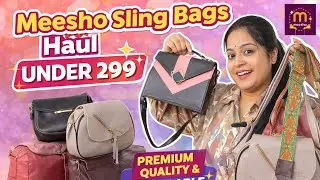 *HUGE* MEESHO AFFORDABLE BAG HAUL || Meesho Sling Bag Haul || Starting just for 136 😍 @vaishrajvlogs