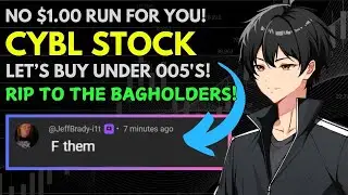 CYBL STOCK NEWS! PARABOLIC MOVE TO $1 CANCELLED! (EMERGENCY!)