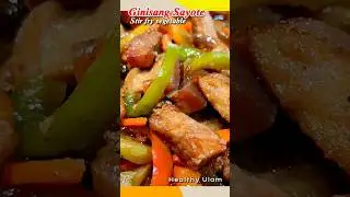 STIR FRY PORK RECIPE WITH SAYOTE | LUTONG PINOY