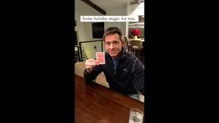 Holiday card magic!