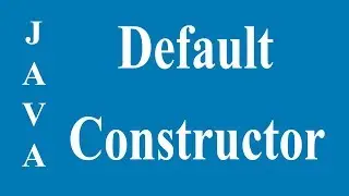Default Constructor in java