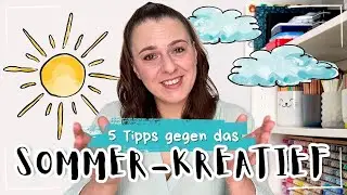 ☀️🎨 Malen & Zeichnen im Sommer - kreative Besch&auml;ftigung im Urlaub, Schwimmbad und Zuhause bei Hitze