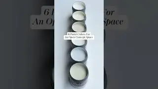 6 Paint Colors for an Open Concept Space using #BenjaminMoore