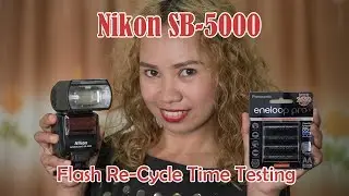 Тест времени перезарядки вспышки Nikon SB-5000 от Panasonic Eneloop Batterys