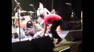 Fat Mike of NOFX kicks fan in the face at Sydney show