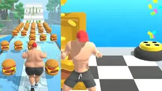 Fat 2 Fit 🥒🥒🍔🍔 All level updates Gameplay Trailer Android New game 🍔🍔🥒🥒🥒 #shortvedios