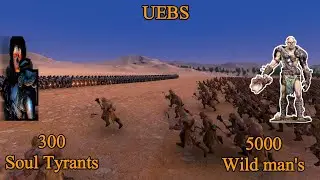 5000 Wildman's vs 300 Soul Tyrants' | Ultimate Epic Battle Simulator |