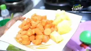 How to make pineapple and carrot Ice candy
