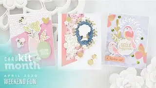 Spellbinders April 2020 Card Kit of the Month &ndash; Weekend Fun
