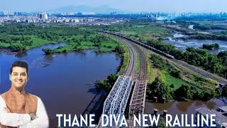 Thane Diva New 5th-6th Rail lines Started after long time