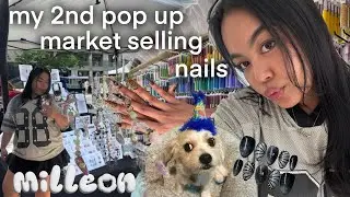 my 2nd ever market!! pt 2 | market prep, booth setup, chatty