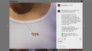 Local Jeweler's 'Vote' Necklace Soars In Popularity