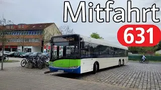 Mitfahrt | Solaris Urbino III 15 | Linie 631 | S Potsdam Hbf - Werder (Havel), Bahnhof