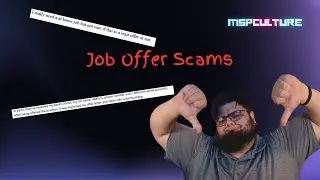 Job Offer Scams Revisited