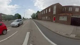 VR 360 Drive Along Ashby road Scunthorpe Lincolnshire