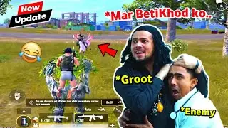 15 Minute of Pure Fun with Groot 😂🔥 | Bgmi New Update 4.2 Funny Moments