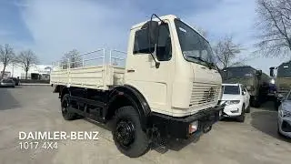 Mercedes-Benz 1017 5t 4x4 Drop Side Plate Truck