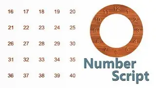 3Ds Max Number Script
