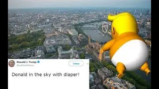 The Tweetles - Donald in the Sky with Diaper (Trump Baby blimp song)