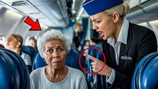 Heartless Flight Attendant Removes BLACK Old Women From Plane, But Instantly Feels Sorry!