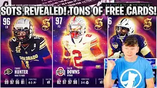 SO MANY FREE CARDS! STARS OF THE SEASON PART 1 REVEALED! 97 CALEB DOWNS, TRAVIS HUNTER, AND MORE!