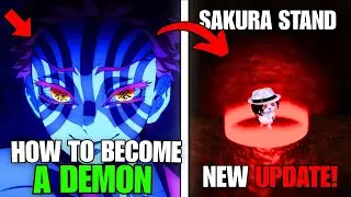 Sakura Stand | How To Become A Lesser Demon + Muzan Blood + Infinity Castle Dungeon (GUIDE) #roblox