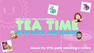 My Little Pony CUBLES Paperboard Build and Review - Tea Time with Katie and Daddy