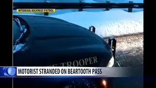 Authorities rescue motorist stranded in snow on Beartooth Pass