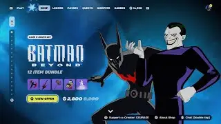 New Batman Beyond Bundle & New Haute Couture Emote! Fortnite Item Shop December 21st 2025!