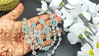 New trending# ring earring necklace#liveimitation jewellery live ma imitation# begams kitchen gold#
