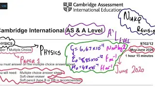 CAMBRIDGE J2020 A LEVEL ФИЗИКА ЭКЗАМЕН 12 (MCQ)