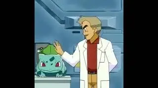 Balbasour attack Professor Oak😆 #pokemon #shorts