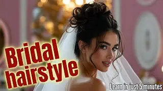 Wedding Hairstyle Tutorial 2026 💍 | Bridal Hairstyle Step by Step – Luxury Salon Look