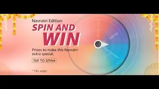 Amazon Navratri Edition Spin And Win Quiz Answers: Play And Win Laptop & Mobile - Amazon Quiz