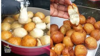 Секрет, почему я оставляю тесто Puff Puff расстаиваться/подниматься на ночь, здесь. Простой спосо...