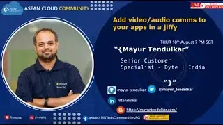 Add video/audio comms to your apps in a jiffy