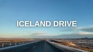 From Keflavík Airport to Downtown Reykjavík 🇮🇸 - Winter Drive
