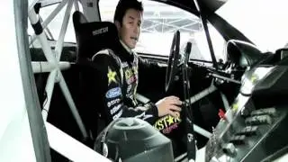 Inside Tanner Foust's Rockstar Ford Fiesta Rally Car