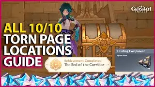 A Thousand Nights All 10 Torn Page Locations Sumeru Luxurious Chest & Achievement Genshin Impact 3.1