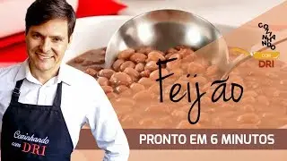 COZINHANDO FEIJÃO ECONOMIZANDO GÁS (6 MINUTOS NA PRESSÃO)| ADRIANO ROCHA